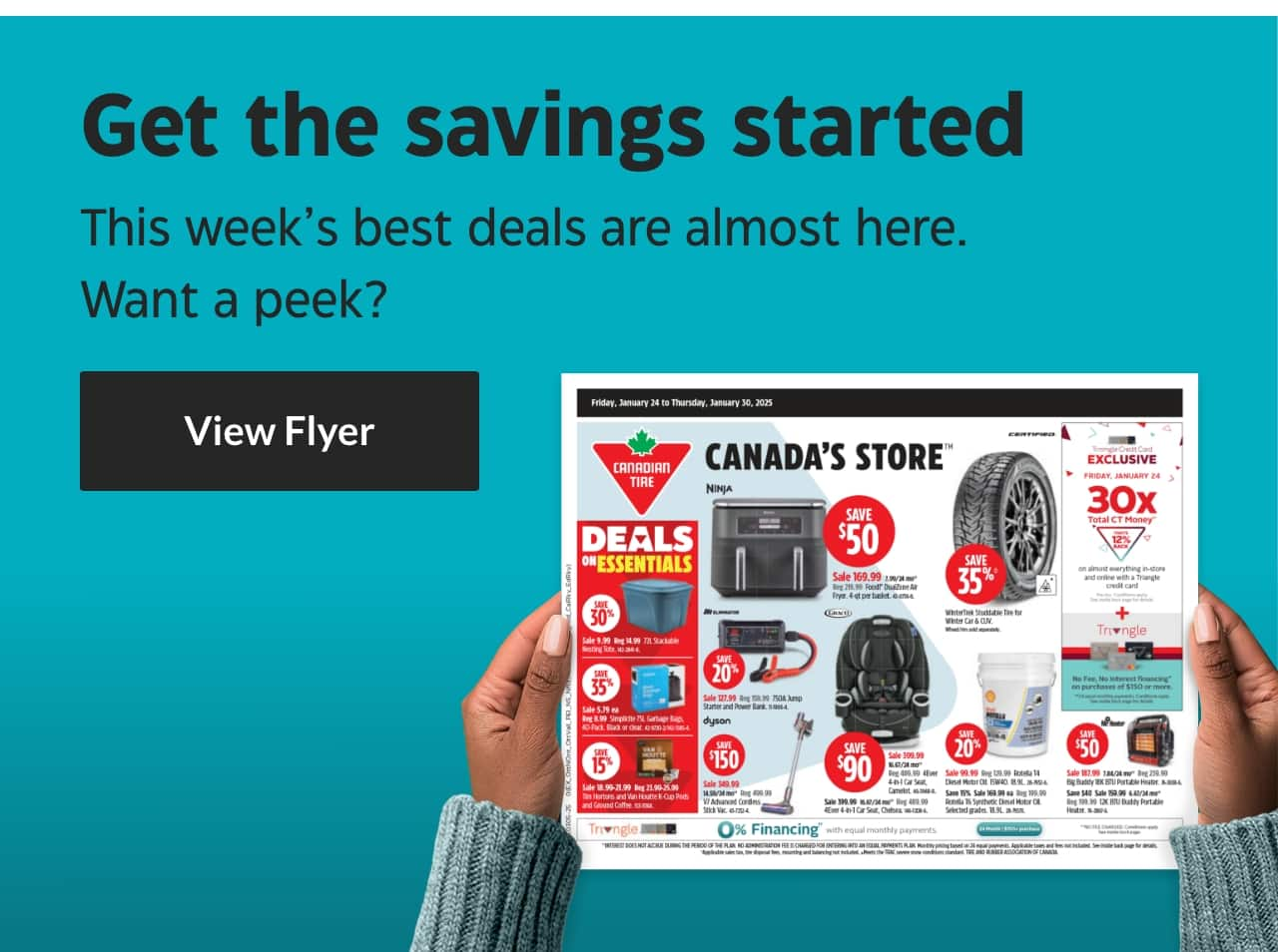 Get the savings started. This week’s best deals are almost here. Want a peek? View Flyer.