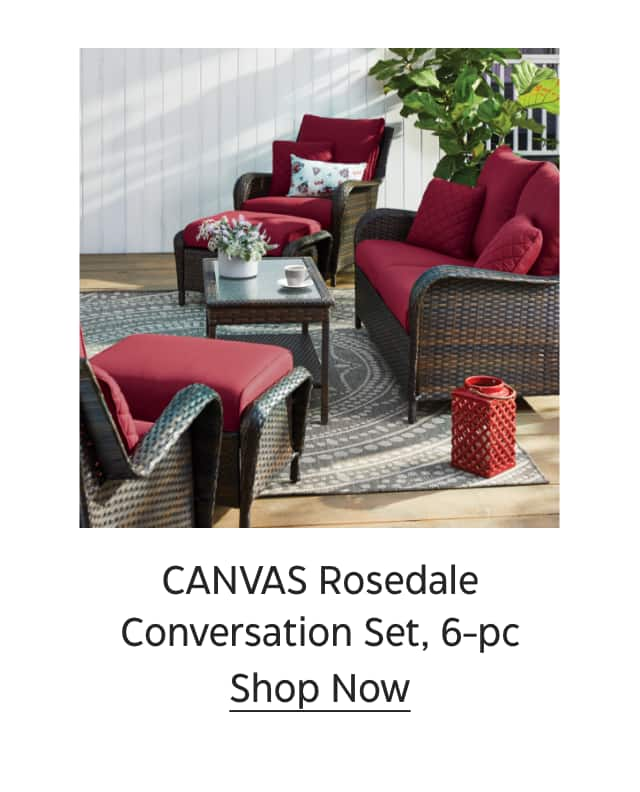 CANVAS Rosedale Conversation Set, 6-pc. Shop Now.