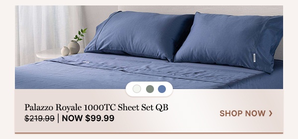 Palazzo Royale 1000TC Sheet Set QB