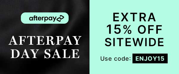 Afterpay Day Sale:  Extra 15% off sitewide with code ENJOY15