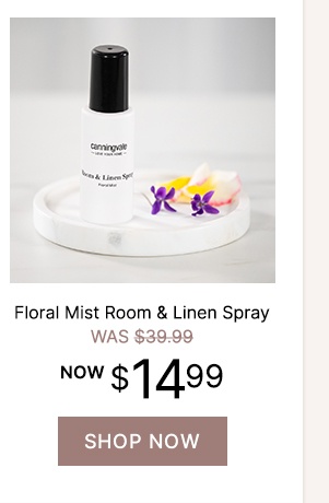 Floral Mist Room & Linen Spray - WAS $39.99 | NOW $14.99