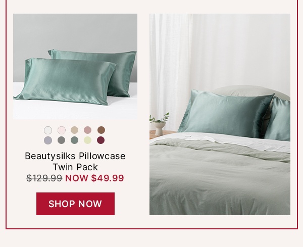 Beautysilks Pillowcase Twin Pack