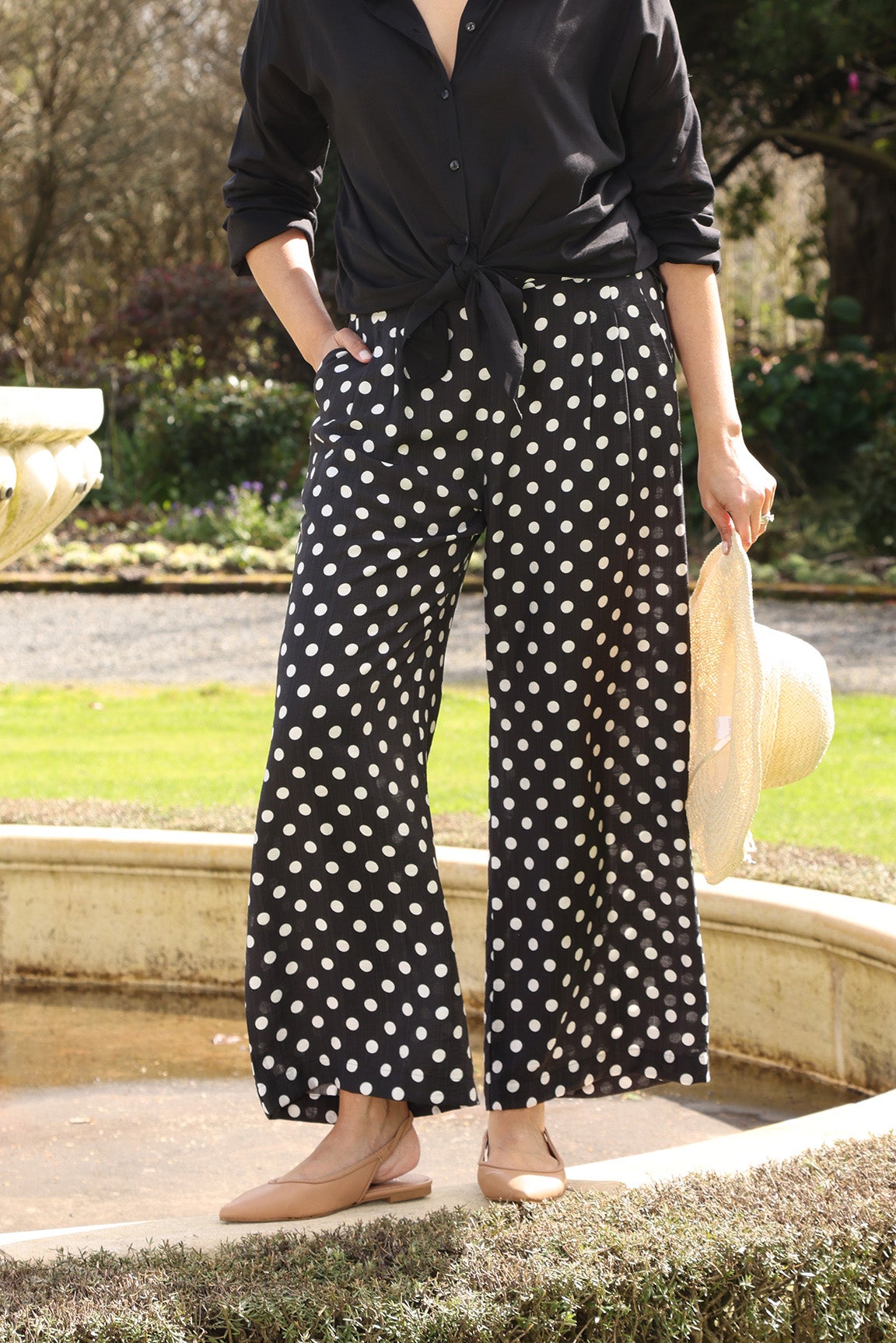 Printed Viscose Nylon Pant