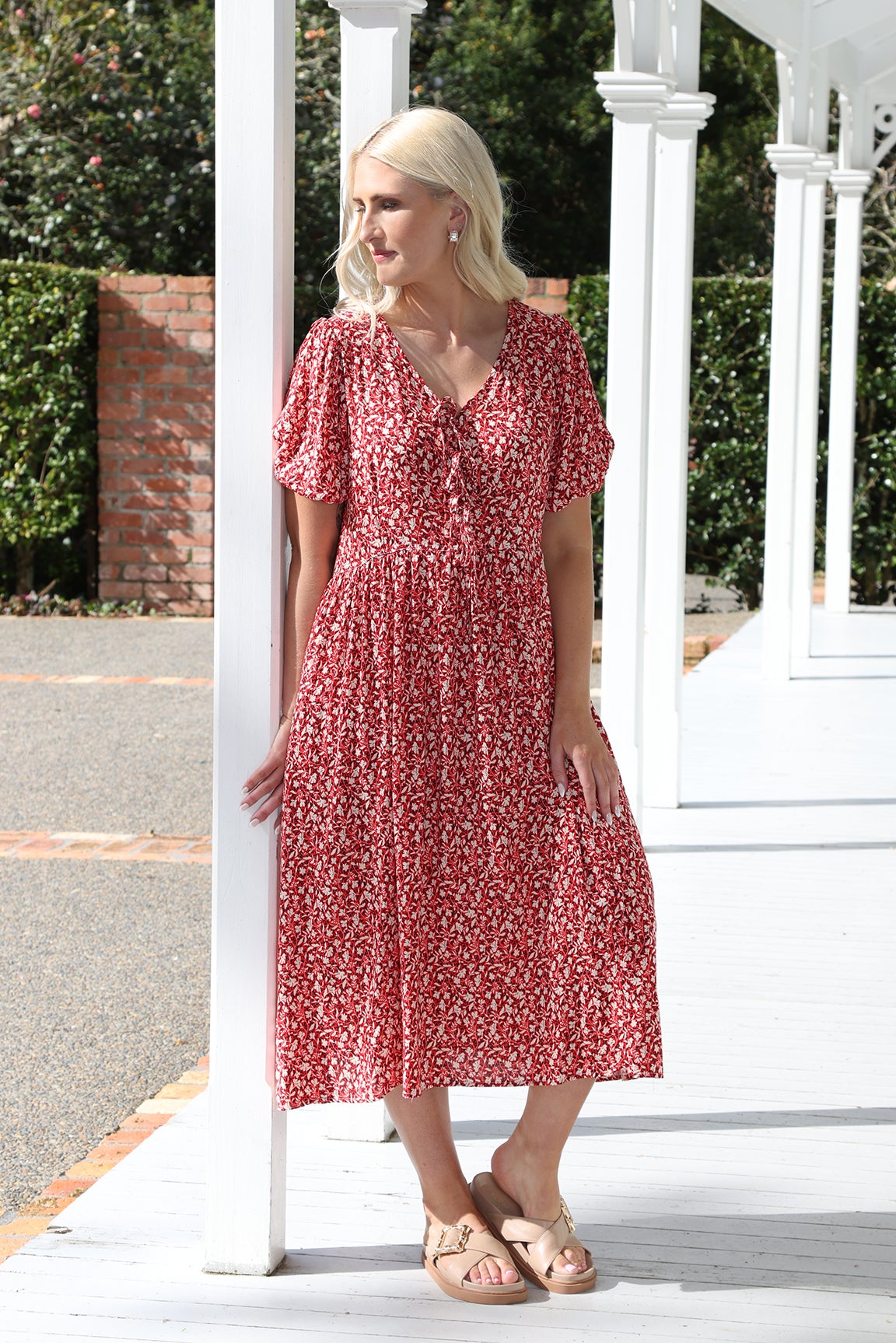 100% Printed Rayon Dress