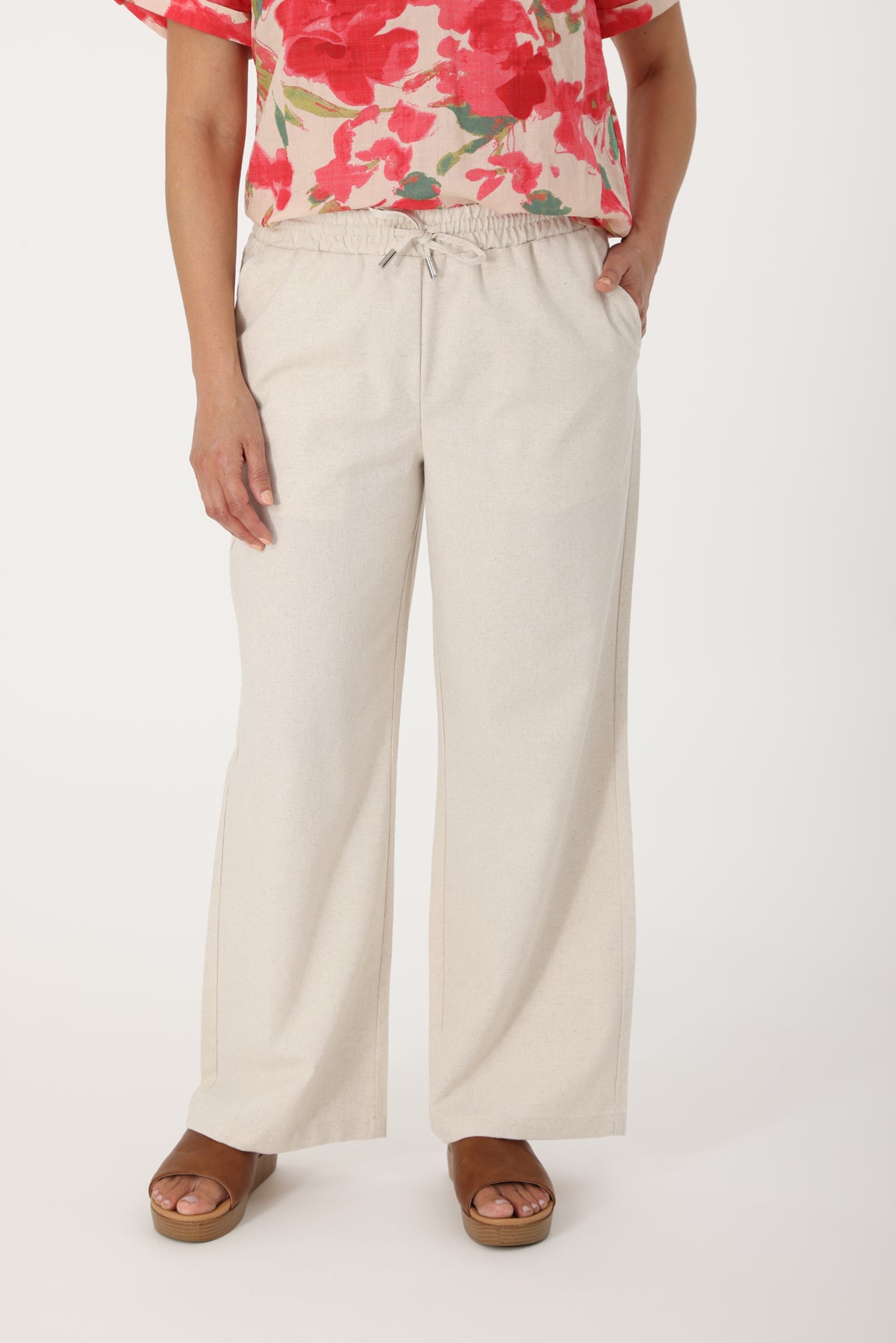 Cotton Linen Blend Pant