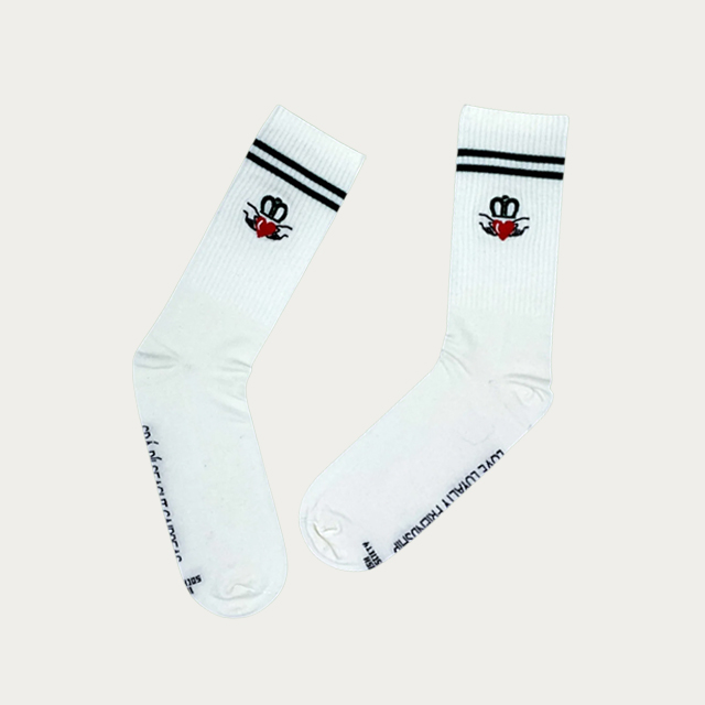 Claddagh Embroidered Socks