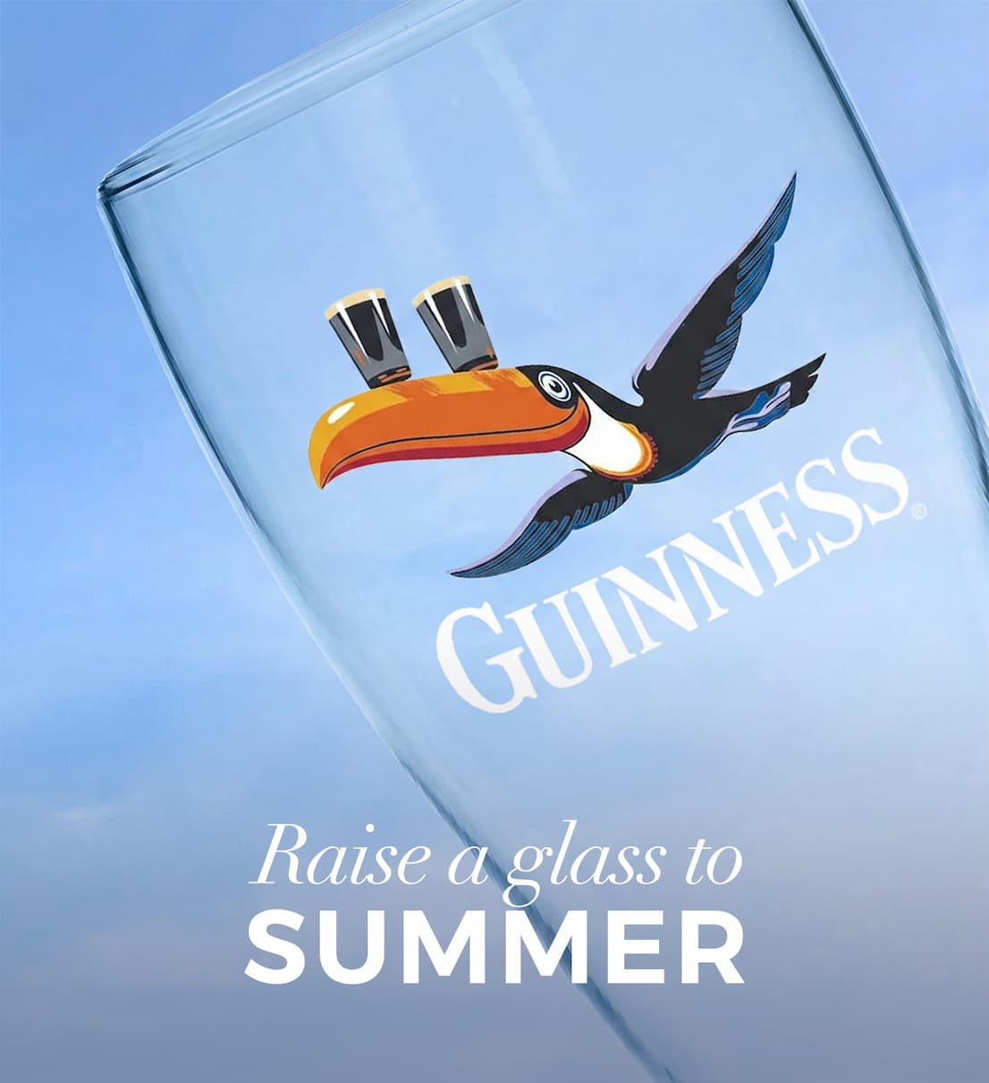 Guinness pint glass 