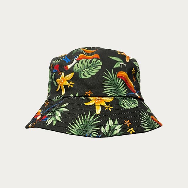 Toucan Hawaiian Bucket Hat