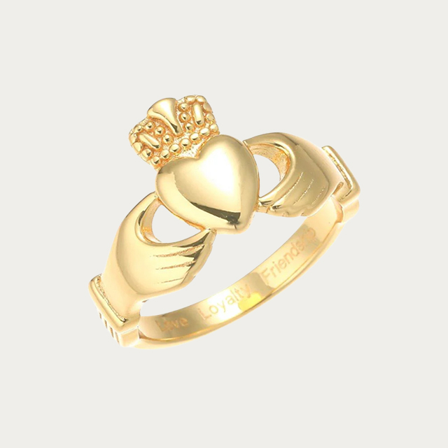 Gold Claddagh Ring