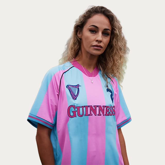 Guinness Pink and Blue performance top