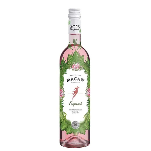 Vinho Macaw Frisante Tropical Rose 750ml