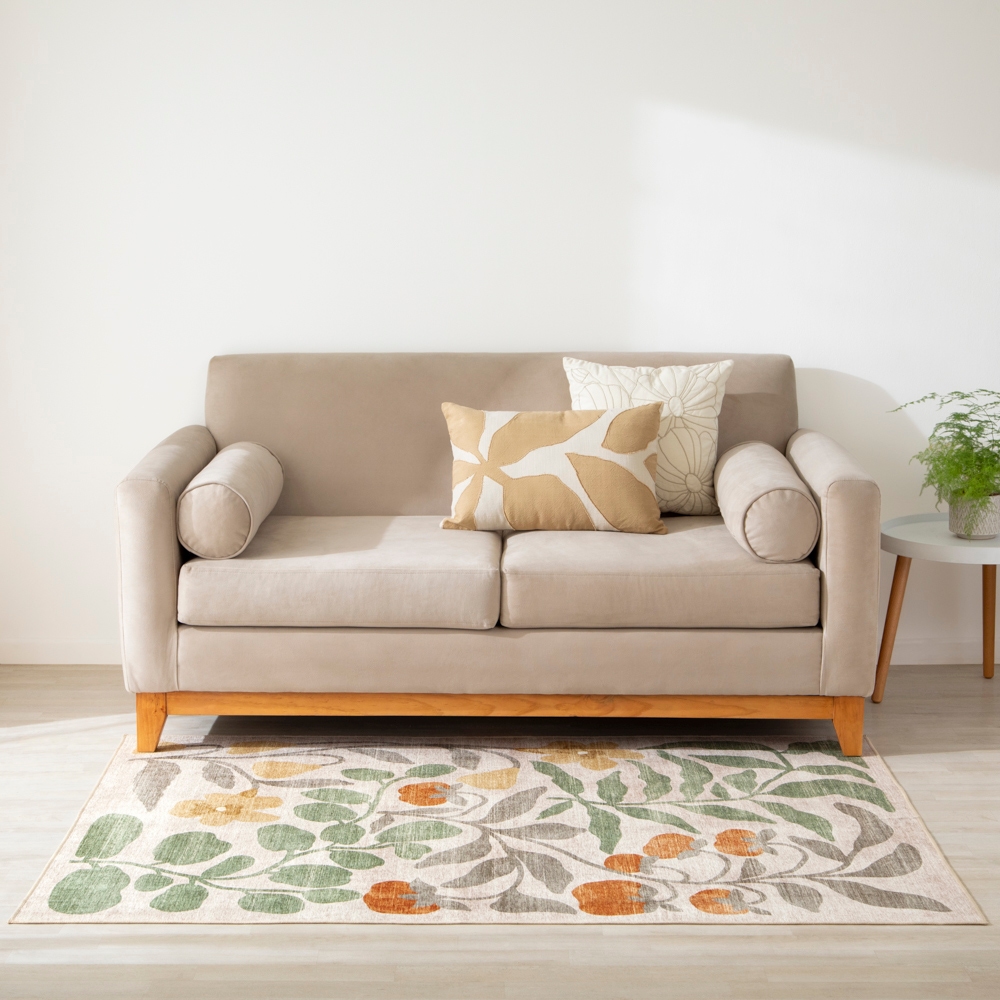 Alfombra estampada poliéster 120x180 cm