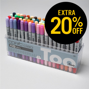 Copic Ciao Markers Set A Set of 72