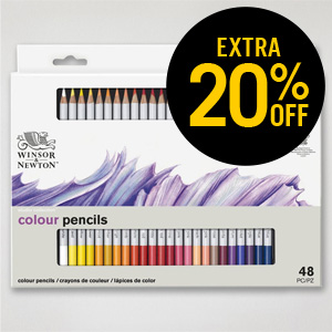 Winsor & Newton Studio Collection Coloured Pencils Set of 48