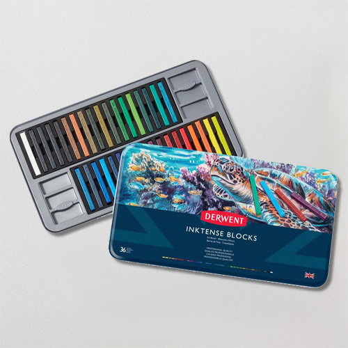 Derwent Inktense Blocks Tin Set of 36