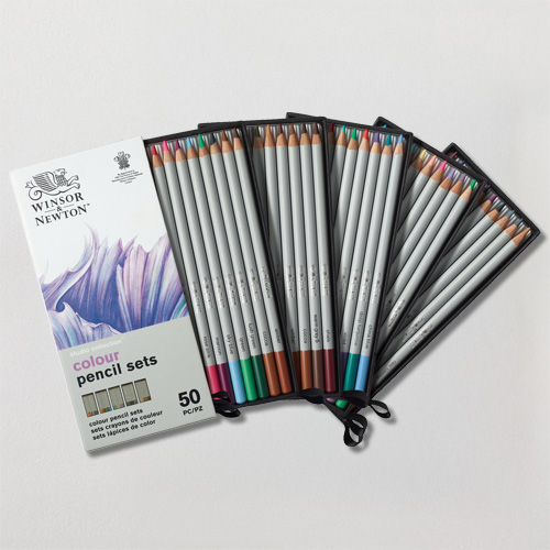 Winsor & Newton Studio Collection Colour Pencil Assorted Colours Set of 50