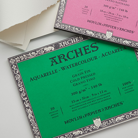 up to 50% OFF paper including Arches, Clairefontaine, Canson, Bockingford and Saunders Waterford