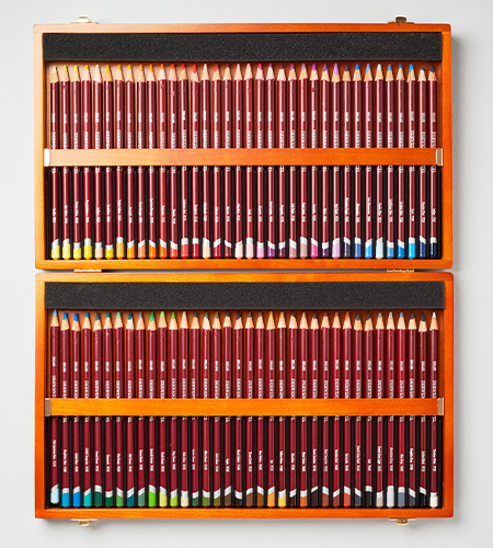 Derwent Pastel Pencil Wooden Box Assorted Colours Set of 72