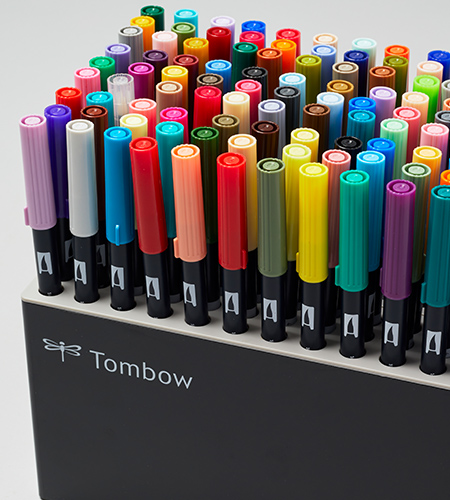Tombow ABT Dual Brush Pens Assorted Colours Set of 108