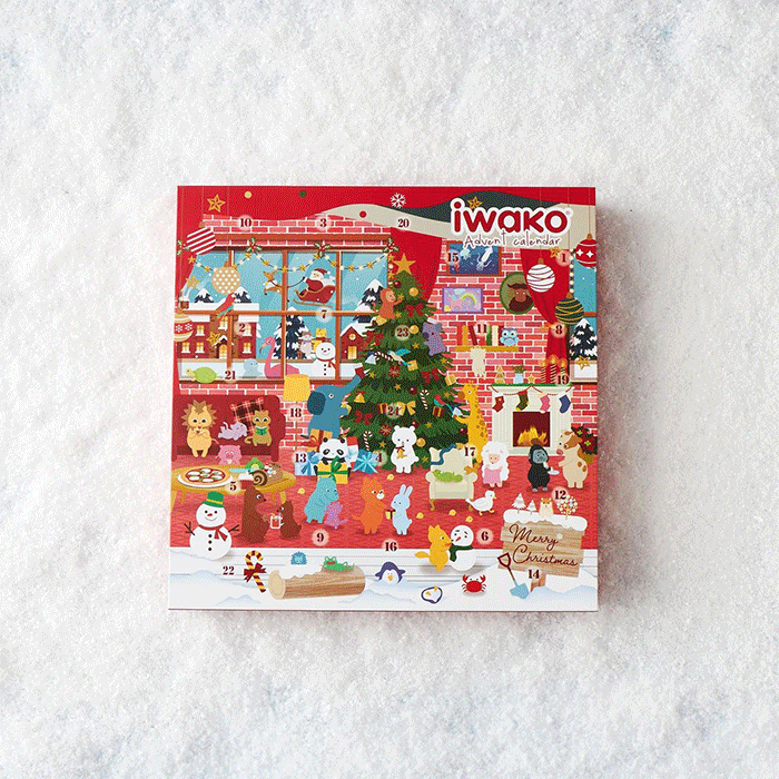 Iwako Puzzle Eraser Advent Calendar 2025