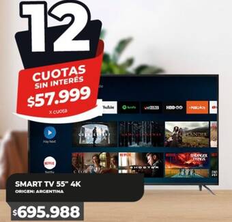 Smart tv 55" 4k