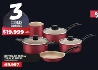 Bateria de cocina turim