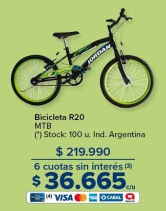 Bicicleta R20 MTB