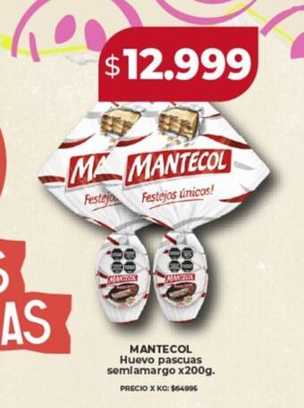 MANTECOL Huevo pascuas semlamargo
