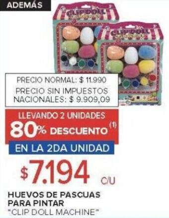 Clip Doll Machine huevos de pascuas para pintar