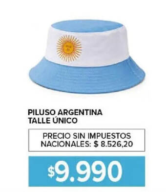 Piluso argentina talle único