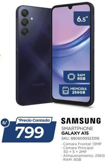 Samsung smartphone galaxy A15