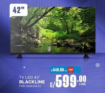 TV LED 42" BLACKLINE FHD Android tv