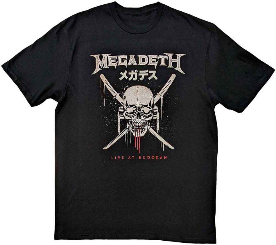 Megadeth Unisex T-Shirt - Crossed Swords (Black)
