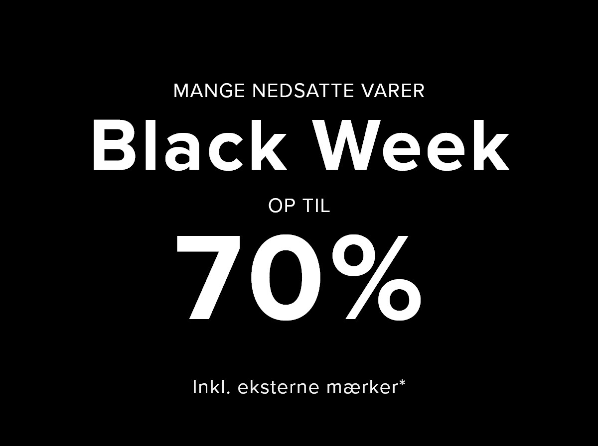 Black Week: Up to 70%