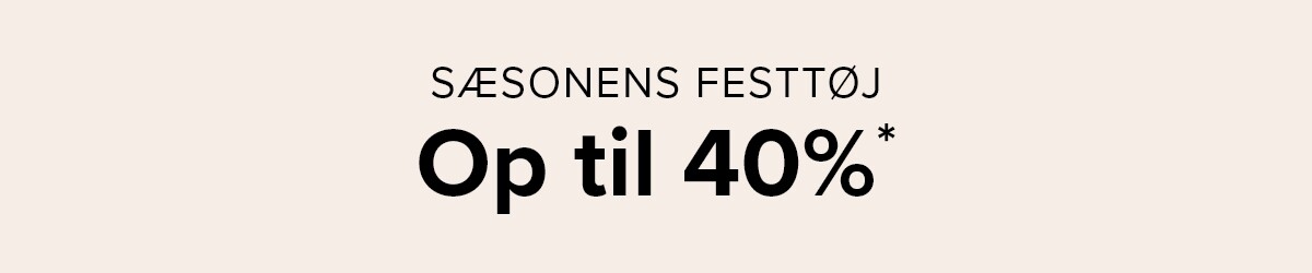 This season's party wear: Up to 40%