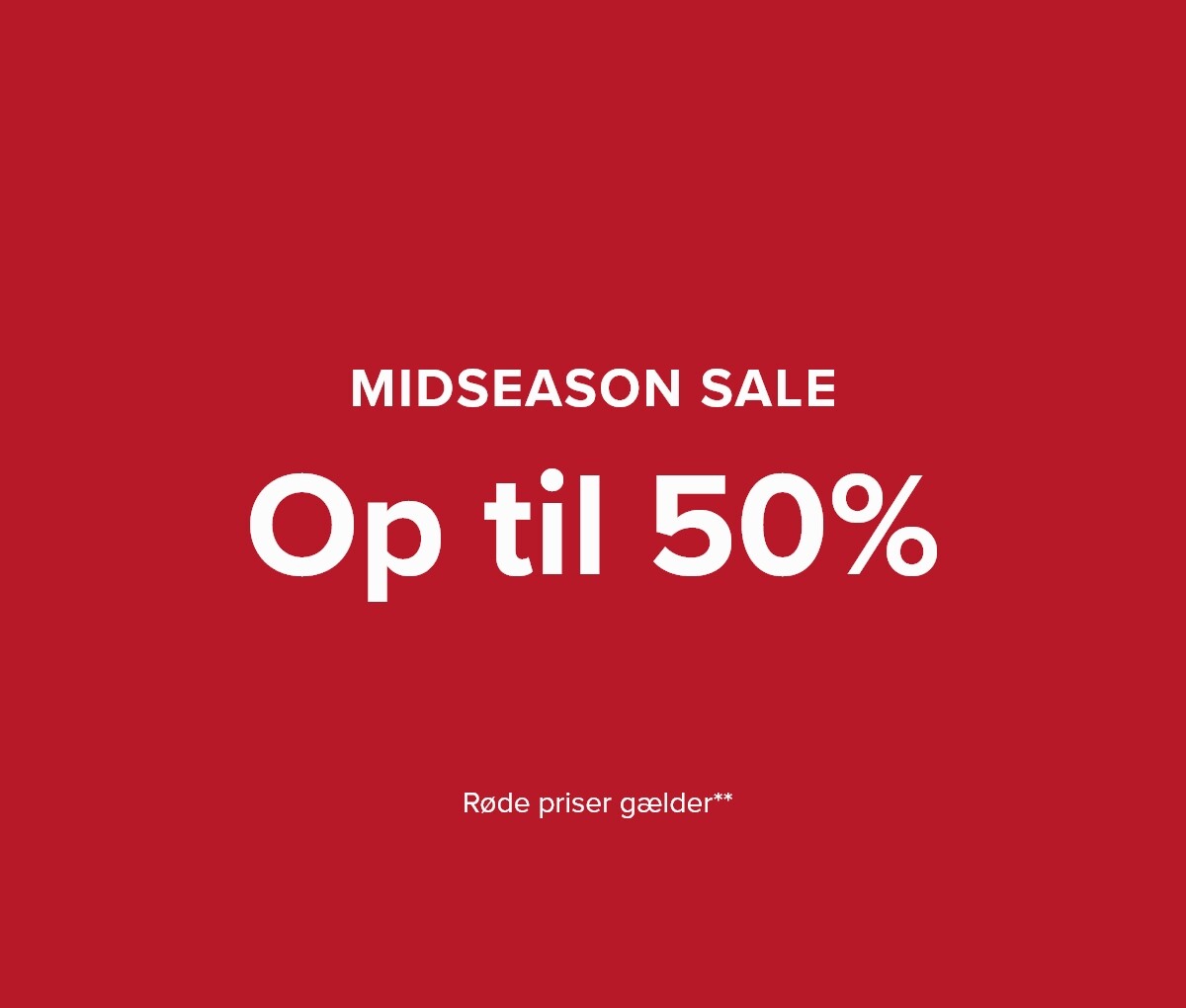 Midseason sale: Up to 50%