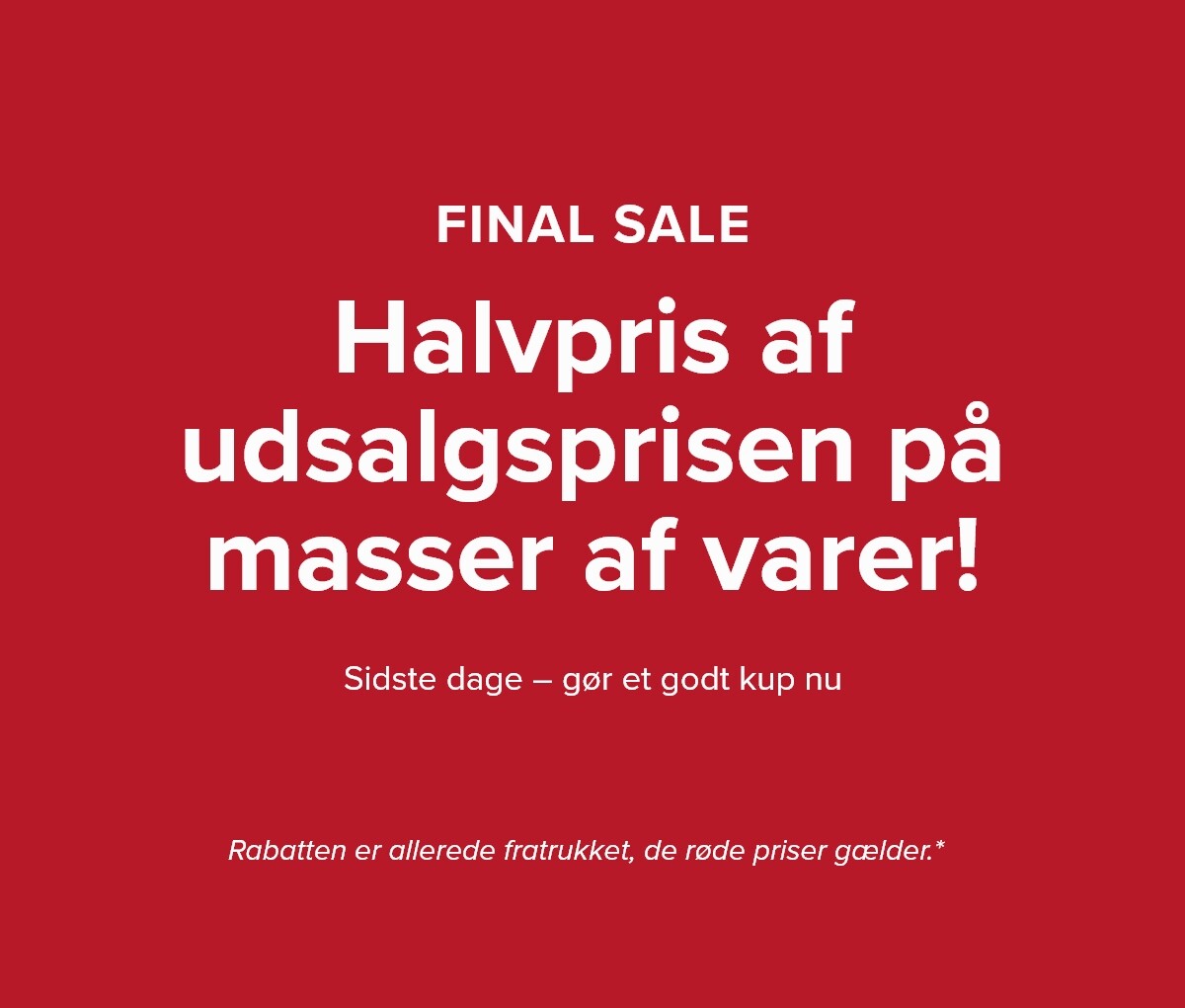 Final sale
