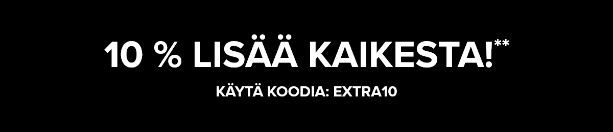 10% extra on everything