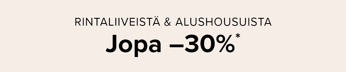 Underwear: Up to 30%