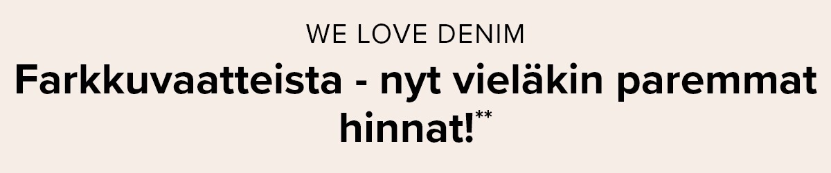 We love denim