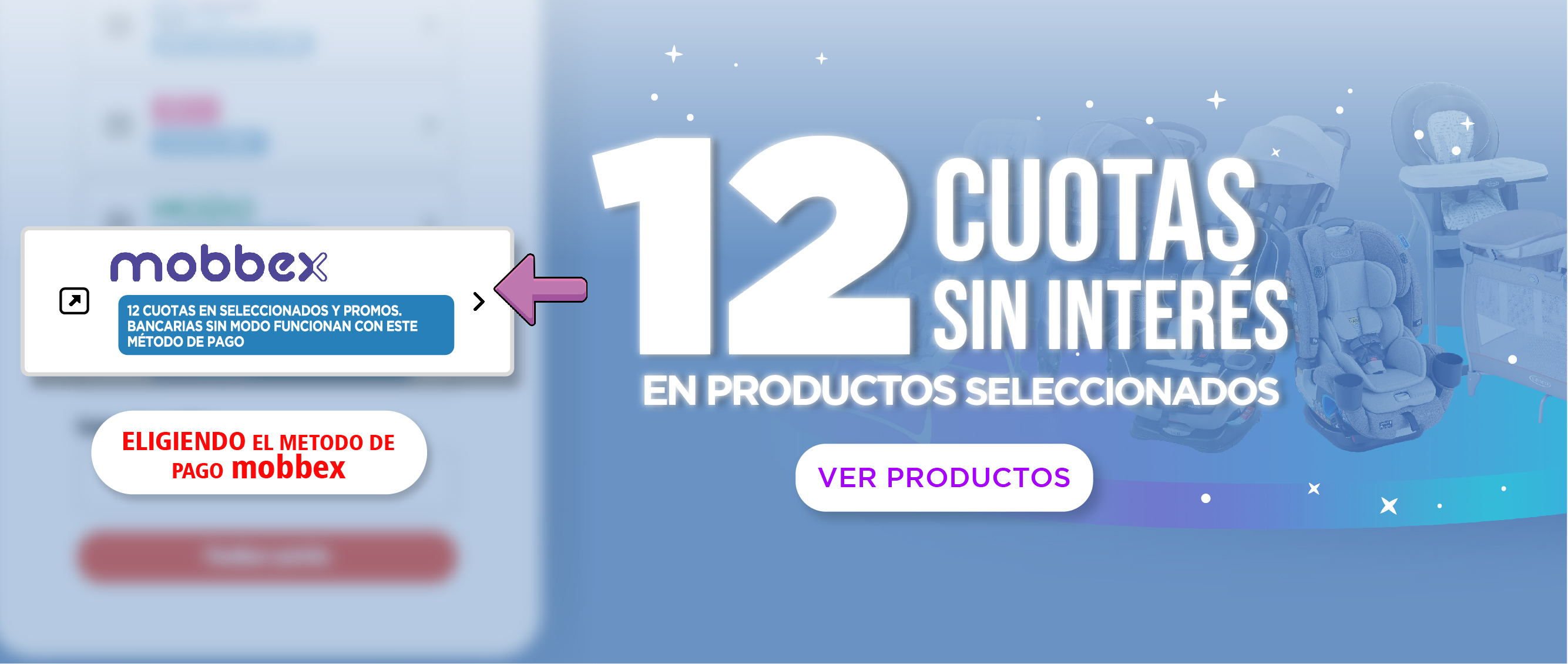 12 cuotas sin interés en productos GRACO