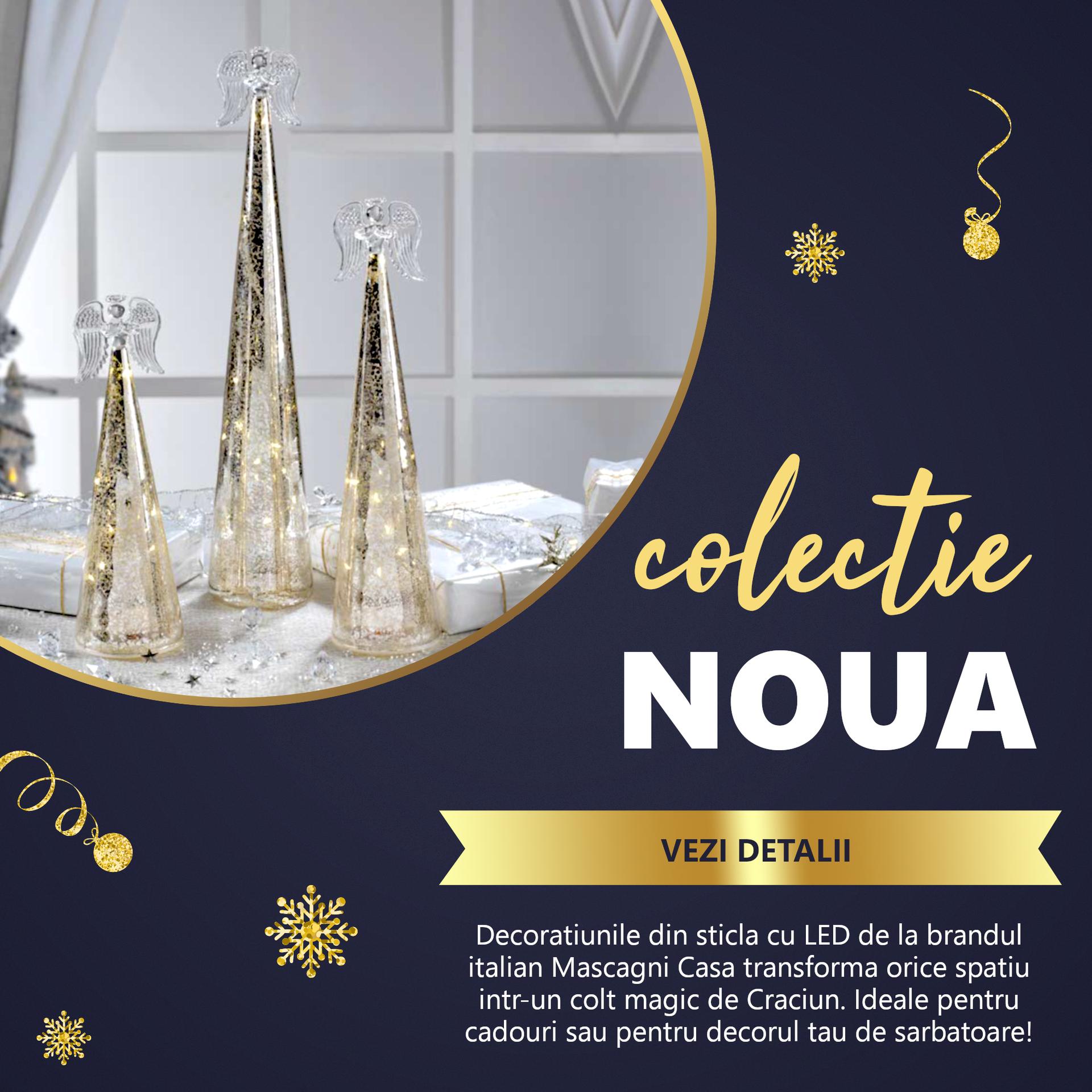 Nou! Decoratiuni din sticla cu LED