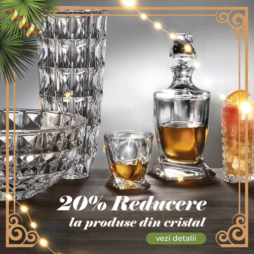 Cristal de Bohemia cu 20% Reducere