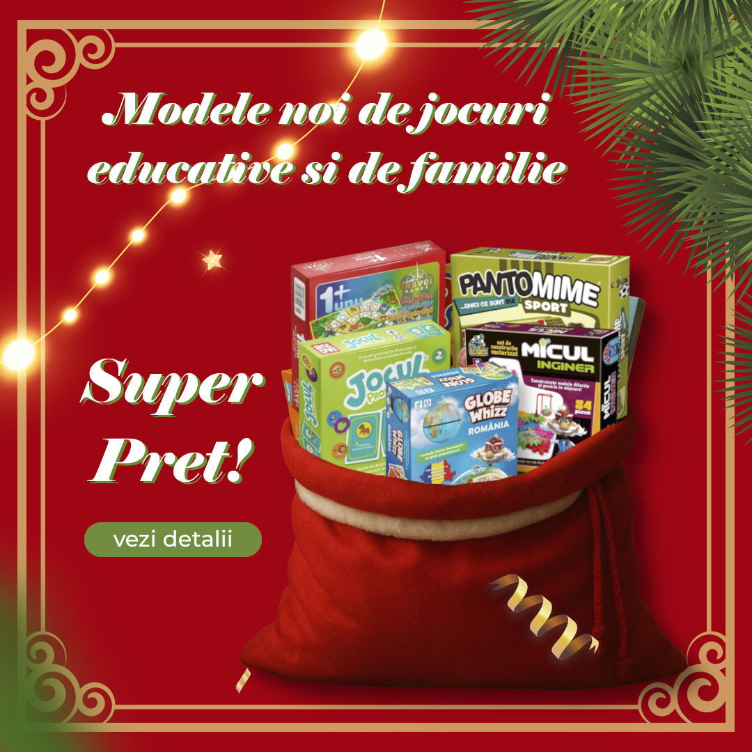 Daruieste timp petrecut impreuna. Modele noi de jocuri de familie.