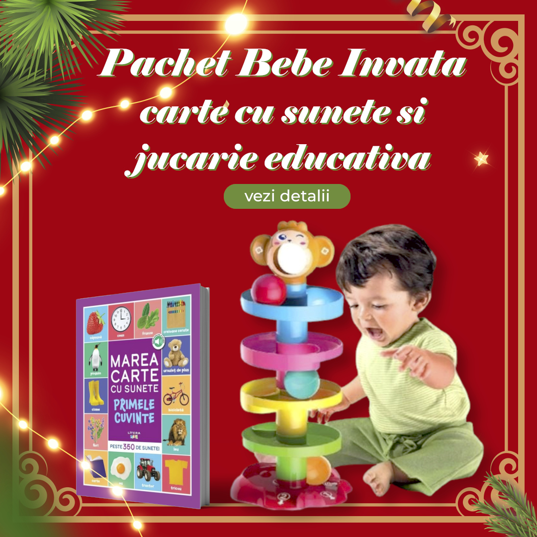 Cartea Bestseller Marea carte cu sunete Primele Cuvinte este acum la pachet cu jucarii educativ, la Super Pret