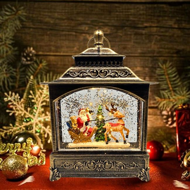 Επιτραπέζιο Χριστουγεννιάτικο Διακοσμητικό Φαναράκι με Φωτισμό & Μουσική Επιτραπέζιο Χριστουγεννιάτικο Διακοσμητικό Φαναράκι με Φωτισμό & Μουσική