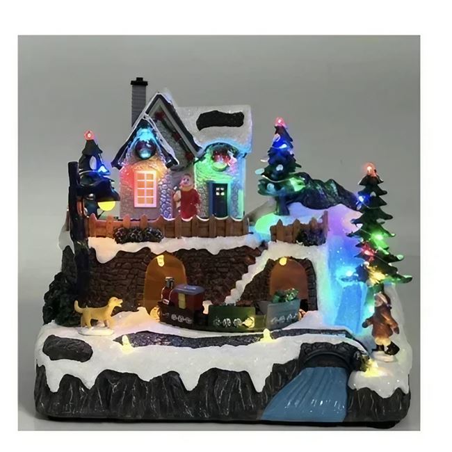 Επιτραπέζιο Χριστουγεννιάτικο Διακοσμητικό με Φωτισμό Επιτραπέζιο Χριστουγεννιάτικο Διακοσμητικό με Φωτισμό