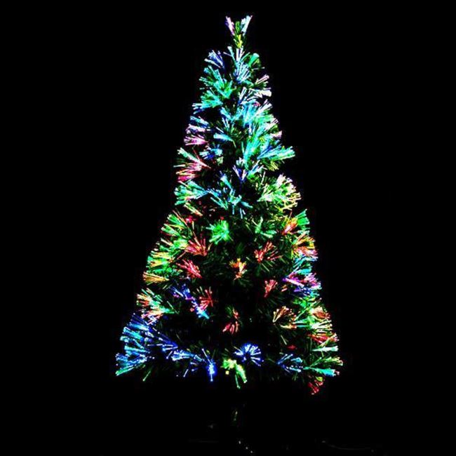 Χριστουγεννιάτικο δέντρο αυτοφωτιζόμενο ύψους 150cm με πολύχρωμα λαμπάκια led και οπτικές ίνες Χριστουγεννιάτικο δέντρο αυτοφωτιζόμενο ύψους 150cm με πολύχρωμα λαμπάκια led και οπτικές ίνες