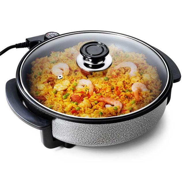 Ηλεκτρική ψησταριά τεπανγιάκι - Teppanyaki 42 cm διάμετρος 9 cm βάθος