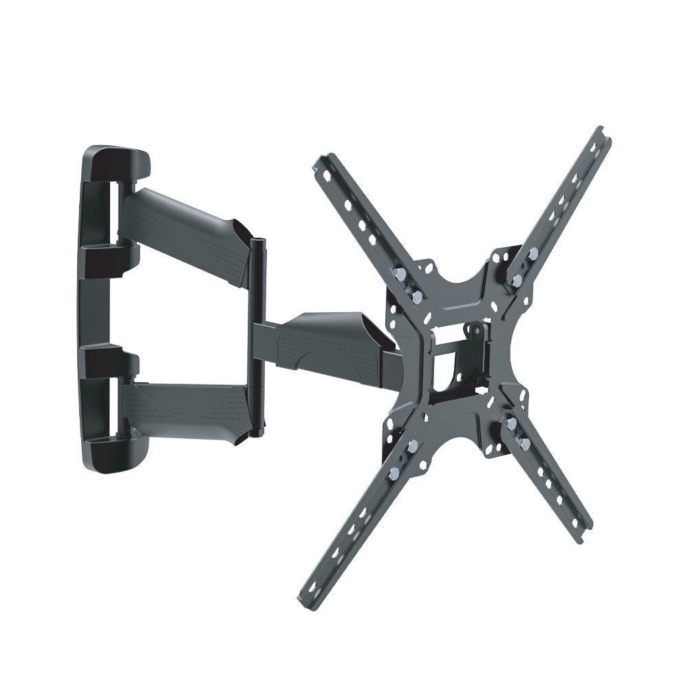 Επιτοίχια βάση τηλεόρασης με διπλό βραχίονα και κλίση